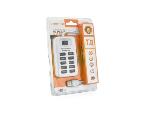 Концентратор Voltronic USB 2.0 to 10xUSB passive (05730)