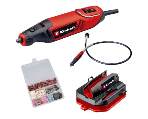 Гравер Einhell TC-MT 150E 150Вт, гнучкий вал, набір насадок (4419380)