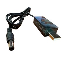 Кабель живлення USB to DC 5.5x2.1mm 0.8m 12V 1.5A XoKo (DC-5-12-1,5A)