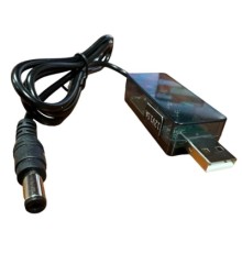 Кабель живлення USB to DC 5.5x2.1mm 0.8m 12V 1.5A XoKo (DC-5-12-1,5A)