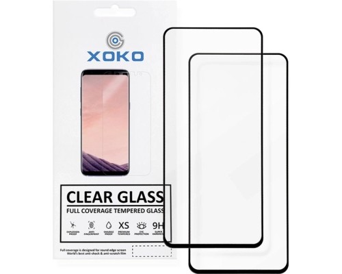 Скло захисне XoKo Full Cover Ultra-Thin Tecno Spark 9 Pro Black 2 pcs (XK-FCU-TC-SP9)