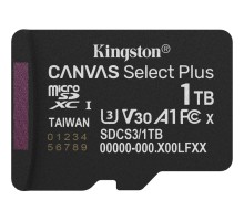 Карта пам'яті Kingston 1TB microSDXC class 10 UHS-I U3 V30 A1 Canvas Select Plus (SDCS3/1TBSP)