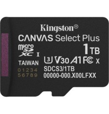 Карта пам'яті Kingston 1TB microSDXC class 10 UHS-I U3 V30 A1 Canvas Select Plus (SDCS3/1TBSP)