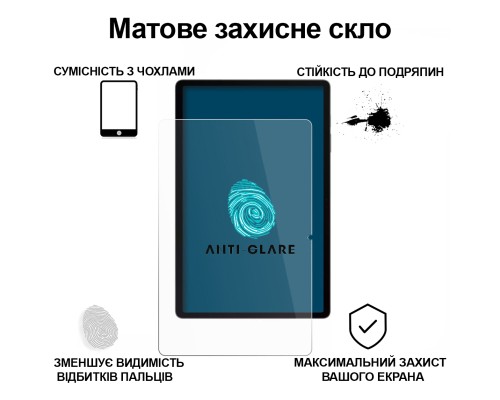 Скло захисне BeCover Matte Anti-Glare Samsung Galaxy Tab S10 Lite SM-X400/406 10.9