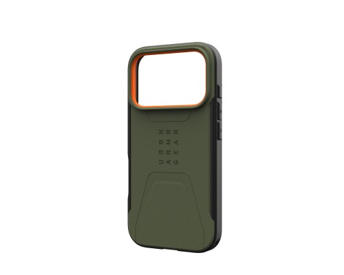 Чохол до мобільного телефона UAG iPhone 17 Pro Civilian MagSafe Olive/Orange (114545117297)