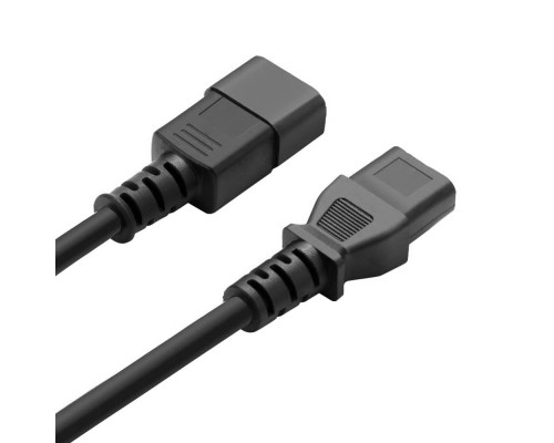Кабель живлення C13 to C14 1.8m black ColorWay (CW-CBP087-BK)