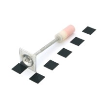 Цвяхи Voltronic монтажні піроксилінові 8х49 мм, квадратна шайба 18мм, 150 шт (YT-PMN47S20)