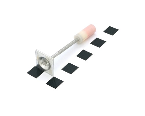 Цвяхи Voltronic монтажні піроксилінові 8х49 мм, квадратна шайба 18мм, 150 шт (YT-PMN47S20)