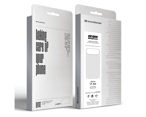 Чохол до мобільного телефона Armorstandart ICON2 MagCase Apple iPhone 17 Air White (ARM86668)