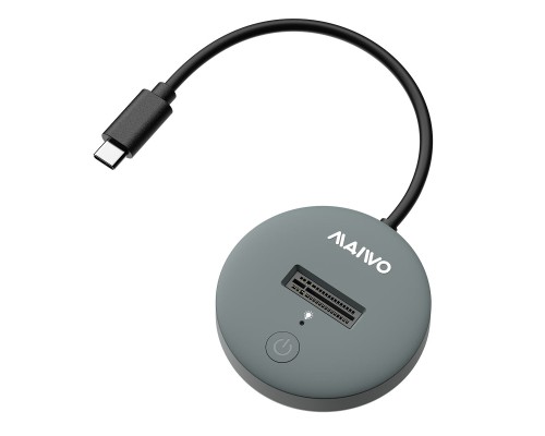 Док-станція для накопичувачів Maiwo M.2 NVMe/SATA SSD to USB3.2 Gen2 USB-C 10Gbps (K1698P2)
