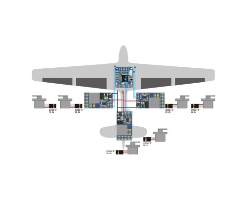 Плата розподілу живлення (PDB) MATEK SVPDB-12S (SVPDB12S)