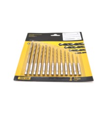 Набір свердл YOSO по металу, титанове покриття 13 шт. (TD003)