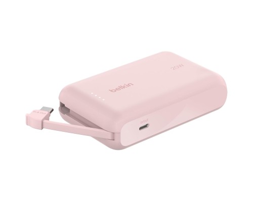 Батарея універсальна Belkin 10000mAh, 20W, USB-C, Pink (BPB021HQPK)
