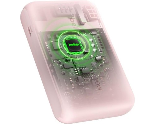 Батарея універсальна Belkin 10000mAh, 20W, USB-C, Pink (BPB021HQPK)
