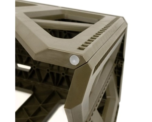 Стілець складаний Tribe Camp Chair High пластиковий Olive (T-EF-0002-olive)