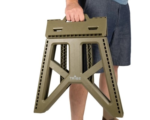 Стілець складаний Tribe Camp Chair High пластиковий Olive (T-EF-0002-olive)