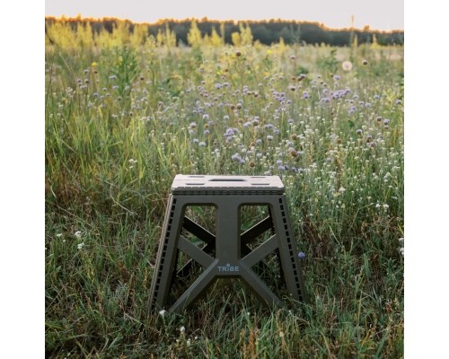 Стілець складаний Tribe Camp Chair High пластиковий Olive (T-EF-0002-olive)