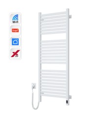 Сушарка для рушників Navin Авангард Х, 1200х480, Wi-Fi, сталь, білий, лівобічна (12-172155-4812)