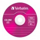Диск CD Verbatim CD-RW 700Mb 12X SlimBox 5шт Color (43167)