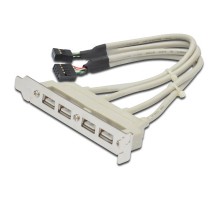 Кабель для передачі даних косичка (для системної плати), 4xUSB 2.0 Atcom (15258)