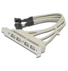Кабель для передачі даних косичка (для системної плати), 4xUSB 2.0 Atcom (15258)