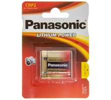 Батарейка Panasonic CR P2 * 1 LITHIUM (CR-P2L/1BP) 
