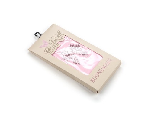 Колготки дитячі BNM з бантиком зі страз (M0C0302-0989-104G-pink)
