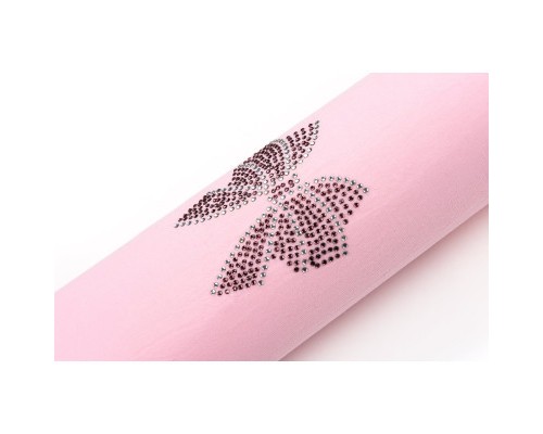 Колготки дитячі BNM з бантиком зі страз (M0C0302-0989-104G-pink)