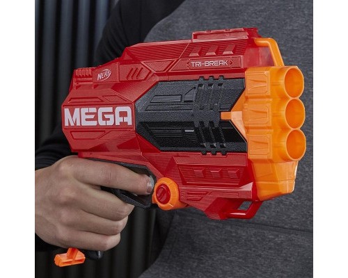 Іграшкова зброя Hasbro Nerf бластер МЕГА Три-брейк (E0103)