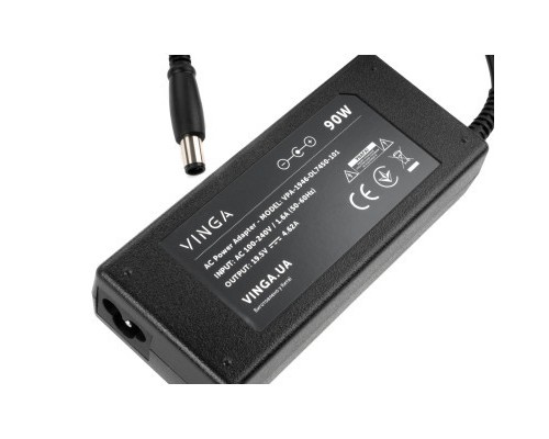 Блок живлення до ноутбуку Vinga DELL 90W 19.5V 4.62A 7.4*5.0 (VPA-1946-DL7450-101)