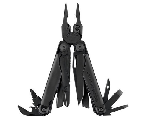 Мультитул Leatherman Surge BLACK, чехол MOLLE, картонная коробка (831333)