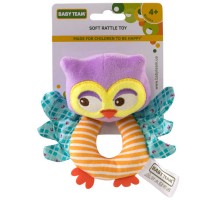 Брязкальце Baby Team м'яке Сова (8501_Сова)