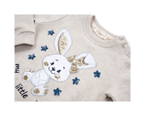 Набір дитячого одягу Breeze з зайчиками (13701-80G-beige)