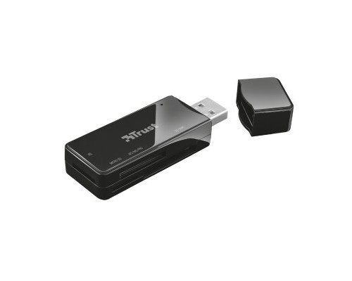 Зчитувач флеш-карт Trust Nanga USB 2.0 BLACK (21934)