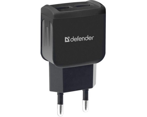 Зарядний пристрій Defender UPС-21 2xUSB,5V/2.1А кабель microUSB (83581)