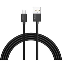Дата кабель USB 2.0 AM to Type-C 0.3m Nets T-C801 Black T-Phox (T-C801(0.3) Black)