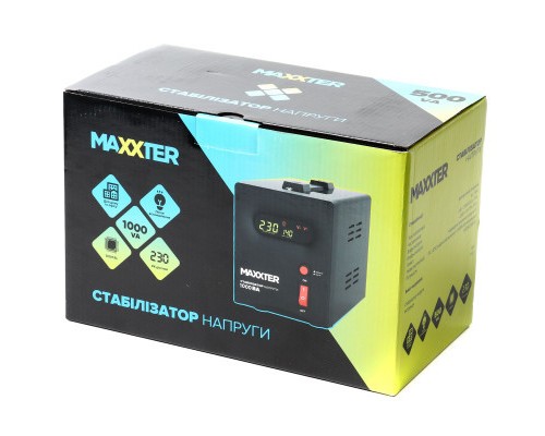 Стабілізатор Maxxter MX-AVR-S1000-01