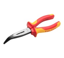 Плоскогубці Tolsen Premium диэлектрические удлиненные загнутые VDE 160 мм (V38146)