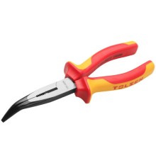 Плоскогубці Tolsen Premium диэлектрические удлиненные загнутые VDE 160 мм (V38146)
