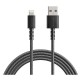 Дата кабель USB 2.0 AM to Lightning 1.8m Powerline Select+ Black Anker (A8013H11)