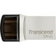 USB флеш накопичувач Transcend 128GB JetFlash 890 Silver USB 3.1/Type-C (TS128GJF890S) 