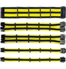 Кабель Qube для блока питания QUBE 1*24P MB, 2*4+4P CPU,2*6+2P VGA Bla (QBWSET24P2x8P2x8PBY)