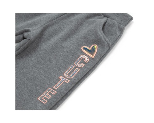 Спортивний костюм дитячий Breeze з короною перевертишем (16480-92G-peach)