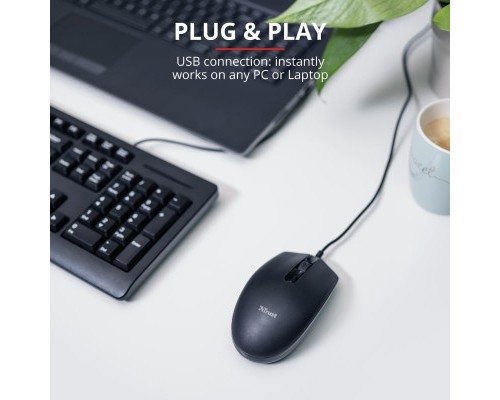 Мишка Trust Basi USB Black (24271)