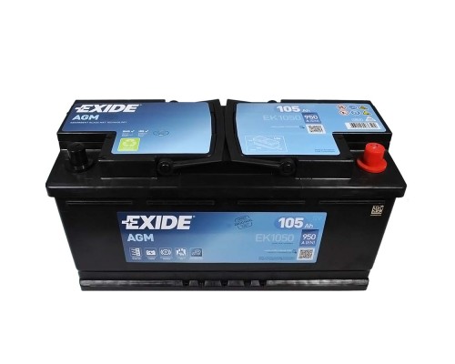 Акумулятор автомобільний EXIDE START-STOP AGM 105A (EK1050)