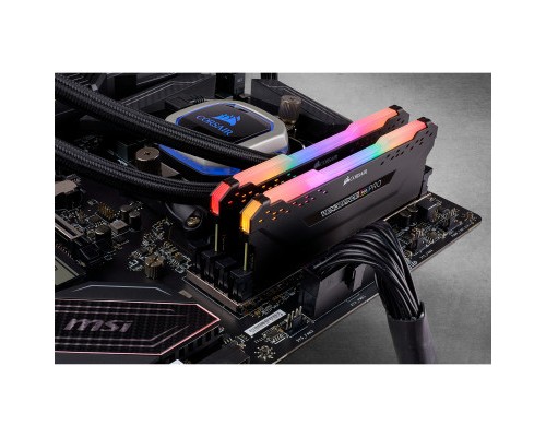 Модуль пам'яті для комп'ютера DDR4 16GB (2x8GB) 3600 MHz Vengeance RGB PRO Corsair (CMW16GX4M2Z3600C18)