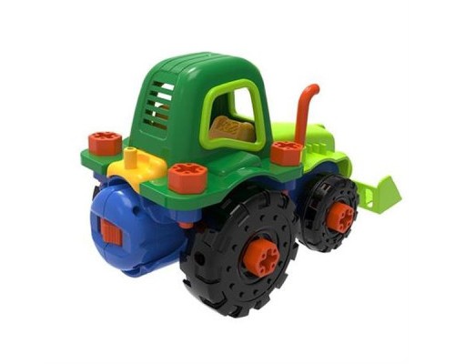 Конструктор EDU-Toys Трактор з інструментами (JS030)