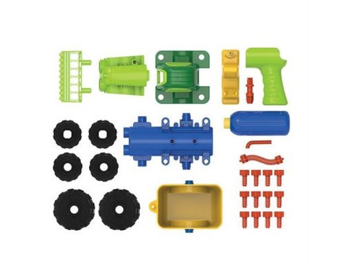 Конструктор EDU-Toys Трактор з інструментами (JS030)