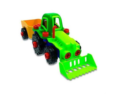 Конструктор EDU-Toys Трактор з інструментами (JS030)