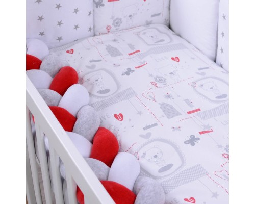 Дитячий постільний набір Верес Bear house grey (216.004)